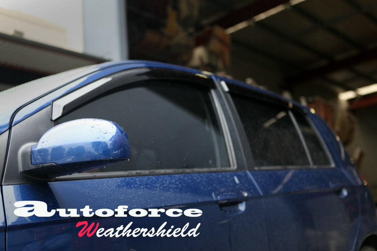 Installed View - Hyundai Getz Hatch (2002-2011): Premium Window Visors