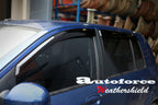 Installed View - Hyundai Getz Hatch (2002-2011): Premium Window Visors