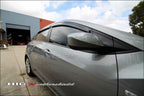 Installed View - Hyundai i30 II (2012-2017): Premium Window Visors