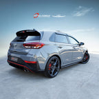 Installed View - Hyundai i30 PD Hatchback (2017-2022): Premium Window Visors