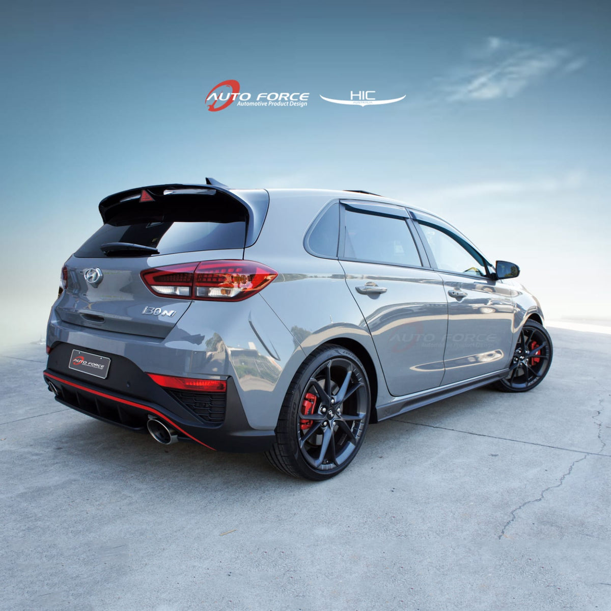 Installed View - Hyundai i30 PD Hatchback (2017-2022): Premium Window Visors