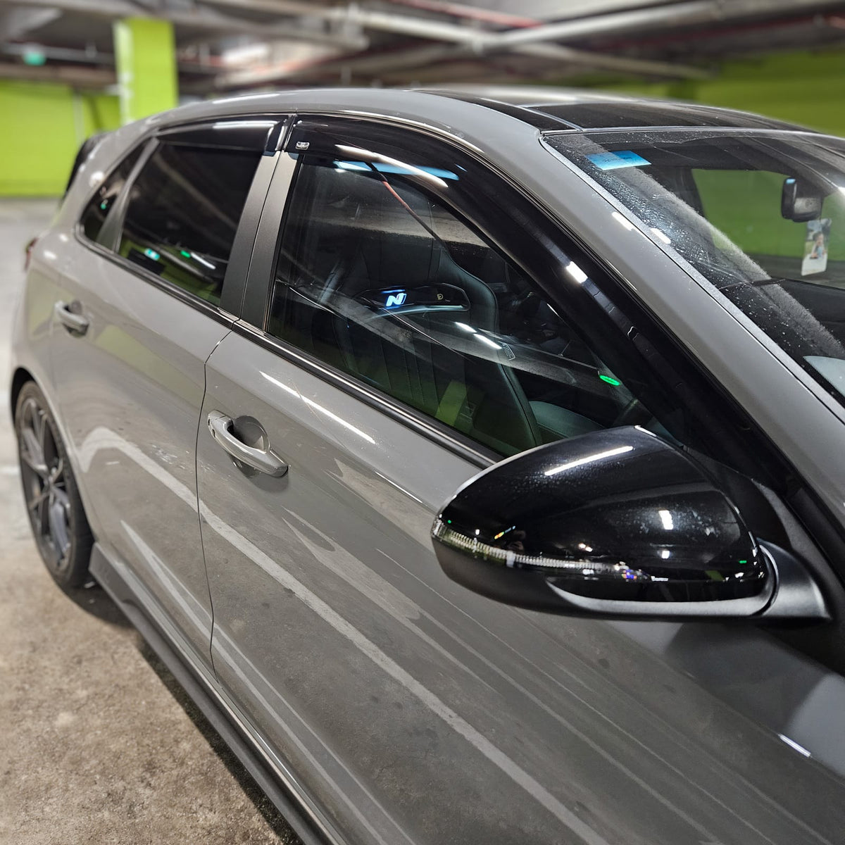 Installed View - Hyundai i30 PD Hatchback (2017-2022): Premium Window Visors