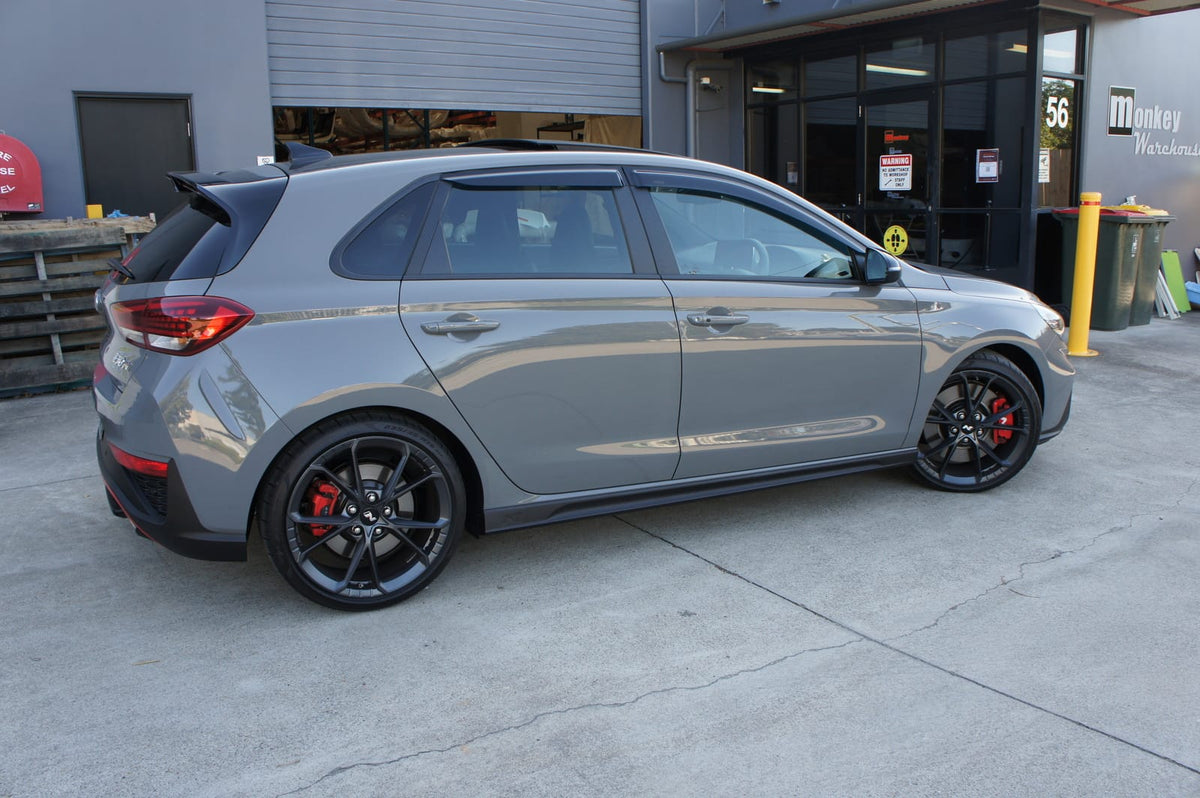 Installed View - Hyundai i30 PD Hatchback (2017-2022): Premium Window Visors