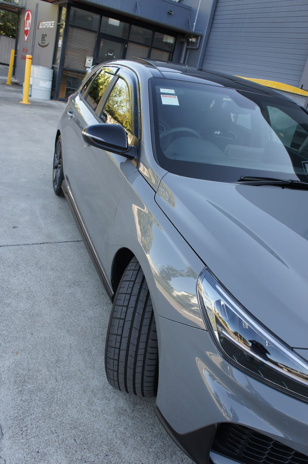 Installed View - Hyundai i30 PD Hatchback (2017-2022): Premium Window Visors