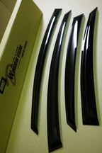 Installed View - Hyundai i45 (2010-2012): Premium Window Visors