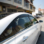 Installed View - Hyundai i45 (2010-2012): Premium Window Visors