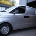 Installed View - Hyundai iLoad Van (2008-2019): Premium Window Visors
