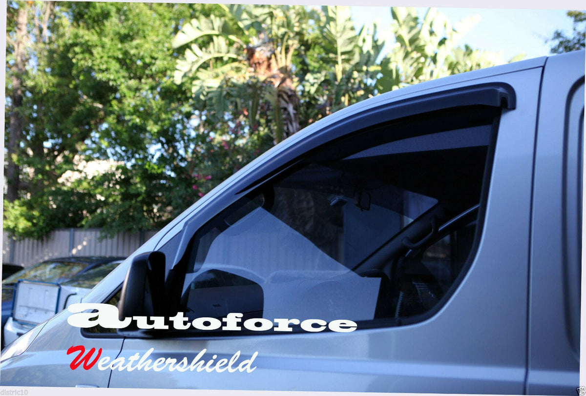 Installed View - Hyundai iLoad Van (2008-2019): Premium Window Visors