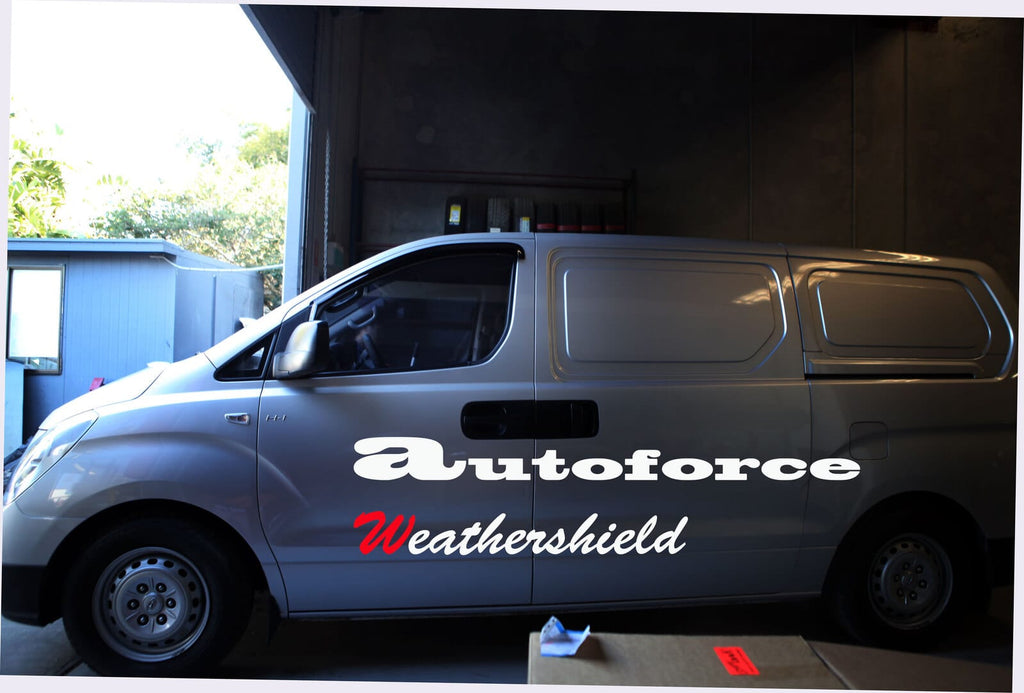 Installed View - Hyundai iLoad Van (2008-2019): Premium Window Visors
