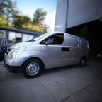 Installed View - Hyundai iLoad Van (2008-2019): Premium Window Visors