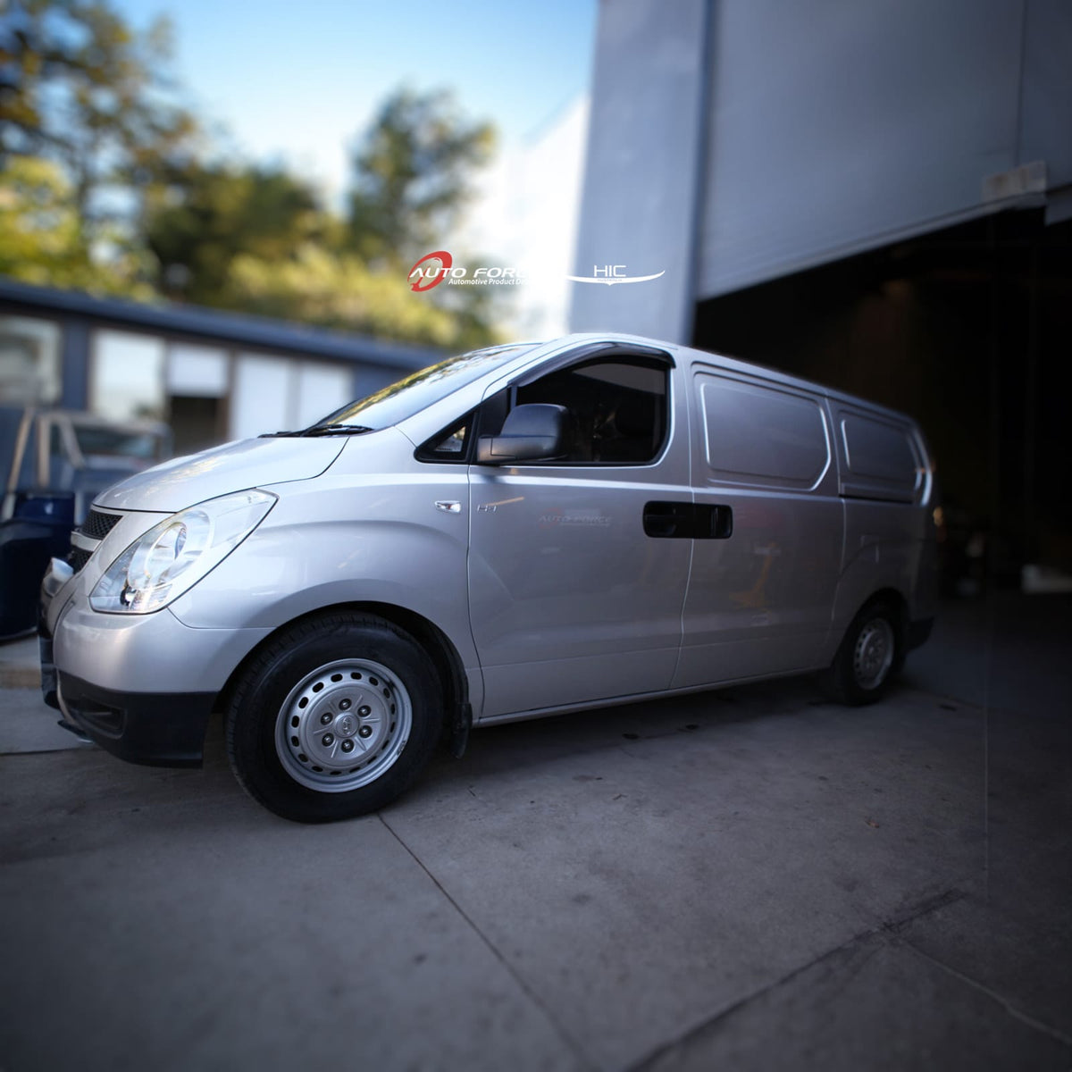 Installed View - Hyundai iLoad Van (2008-2019): Premium Window Visors