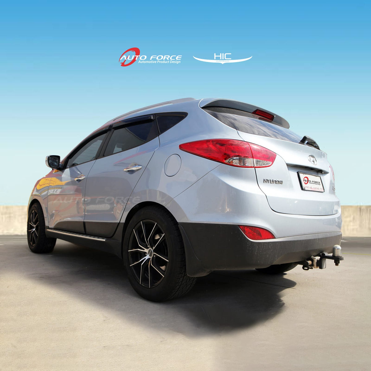 Installed View - Hyundai ix35 (2010-2015): Premium Window Visors