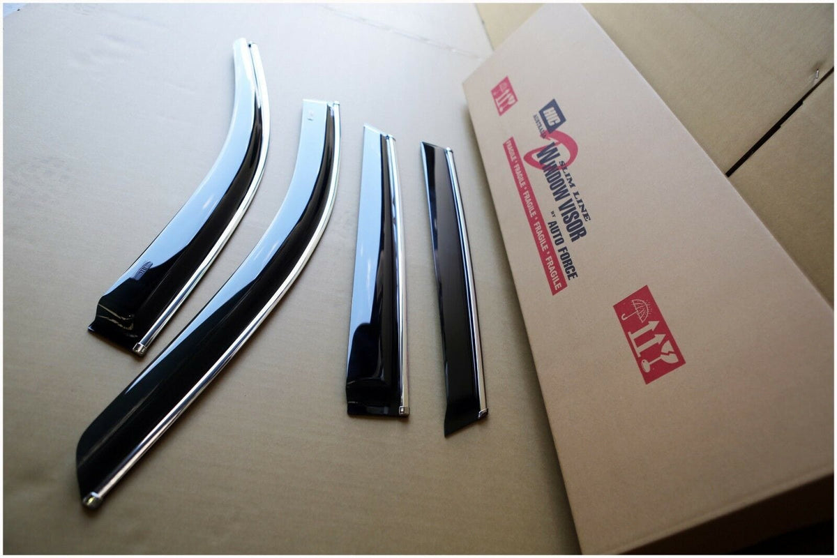 Installed View - Hyundai Santa Fe DM 5 Door SUV (2012-2018): Premium Window Visors