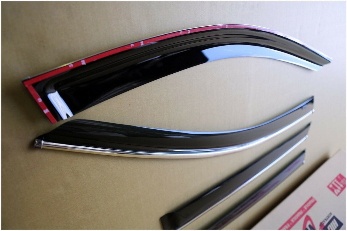 Installed View - Hyundai Santa Fe DM 5 Door SUV (2012-2018): Premium Window Visors