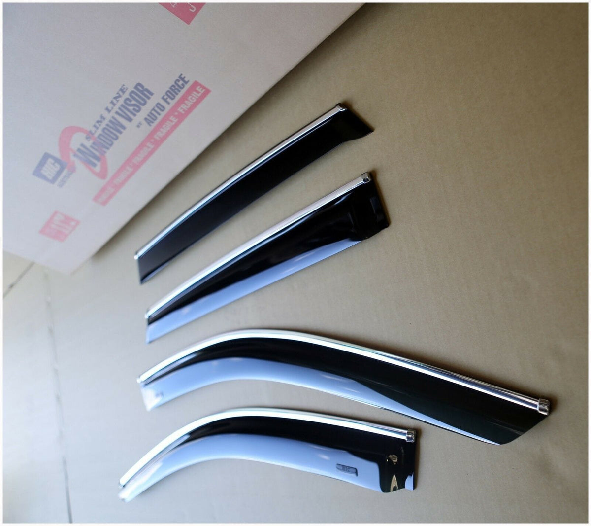 Installed View - Hyundai Santa Fe DM 5 Door SUV (2012-2018): Premium Window Visors