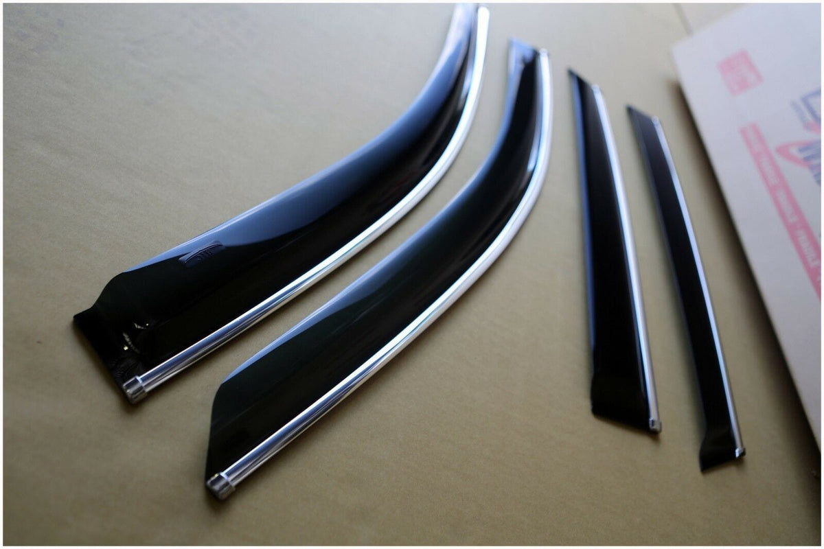 Installed View - Hyundai Santa Fe DM 5 Door SUV (2012-2018): Premium Window Visors
