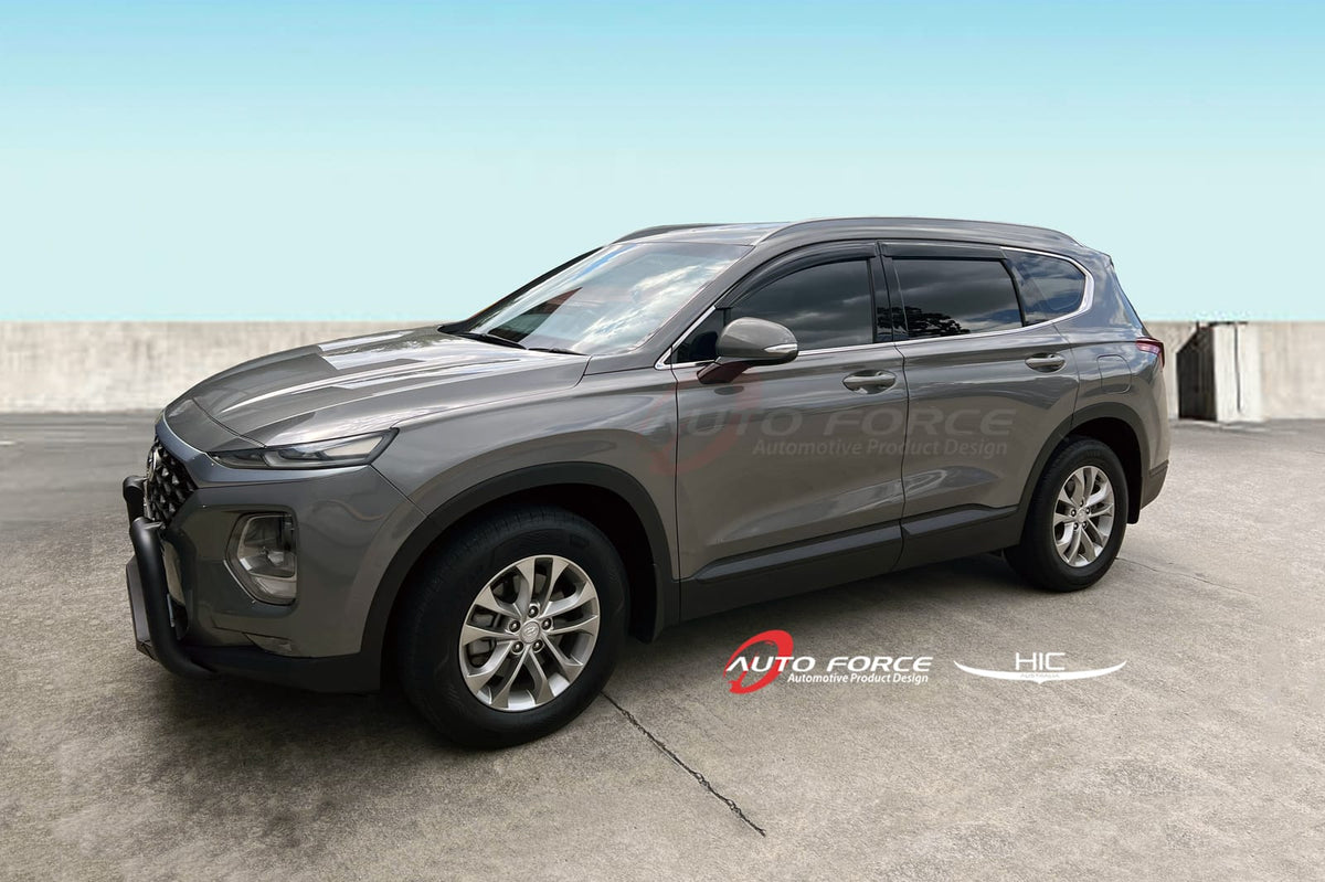 Installed View - Hyundai Santa Fe TM 5 Door SUV (2018-2022): Premium Window Visors