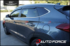 Installed View - Hyundai Tucson TL (2015-2020): Premium Window Visors