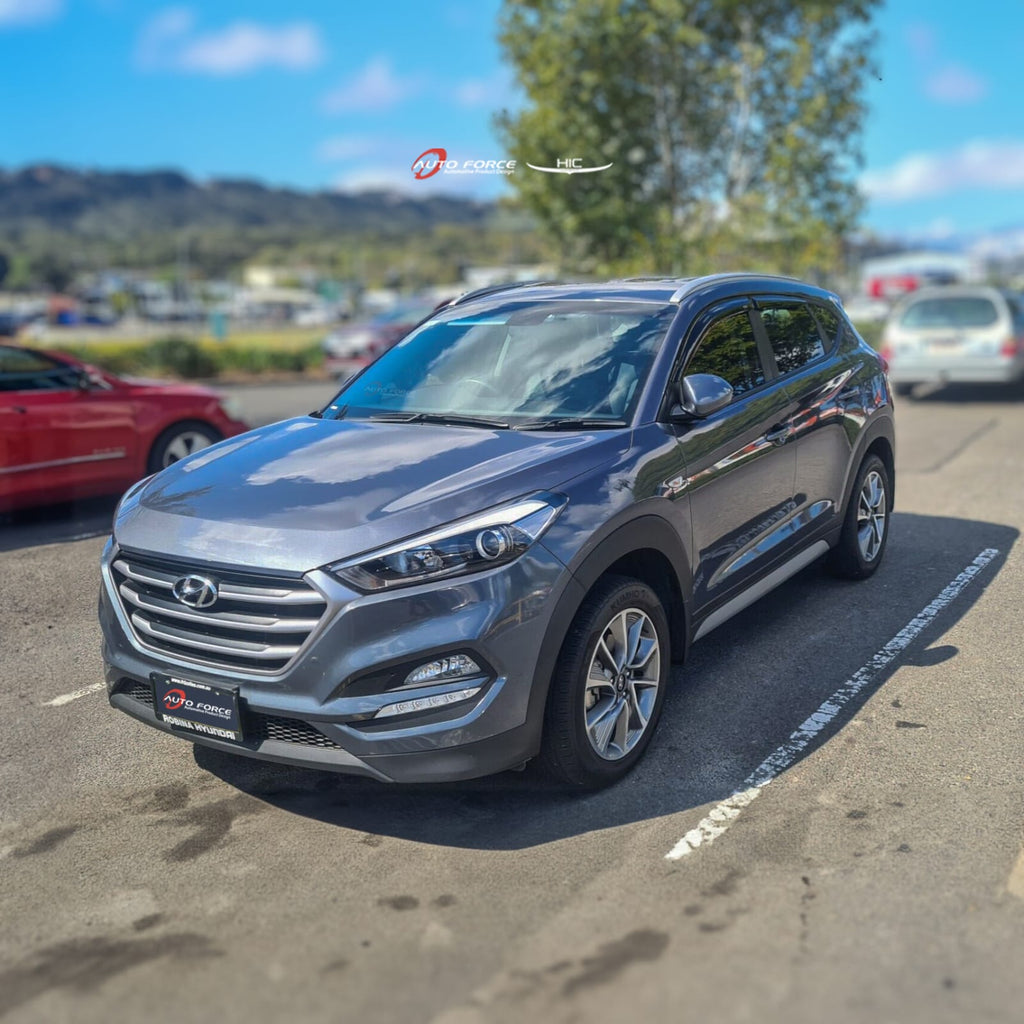 Installed View - Hyundai Tucson TL (2015-2020): Premium Window Visors