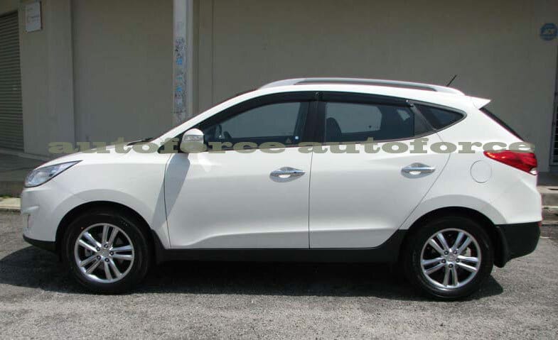 Installed View - Hyundai Tucson TL (2015-2020): Premium Window Visors
