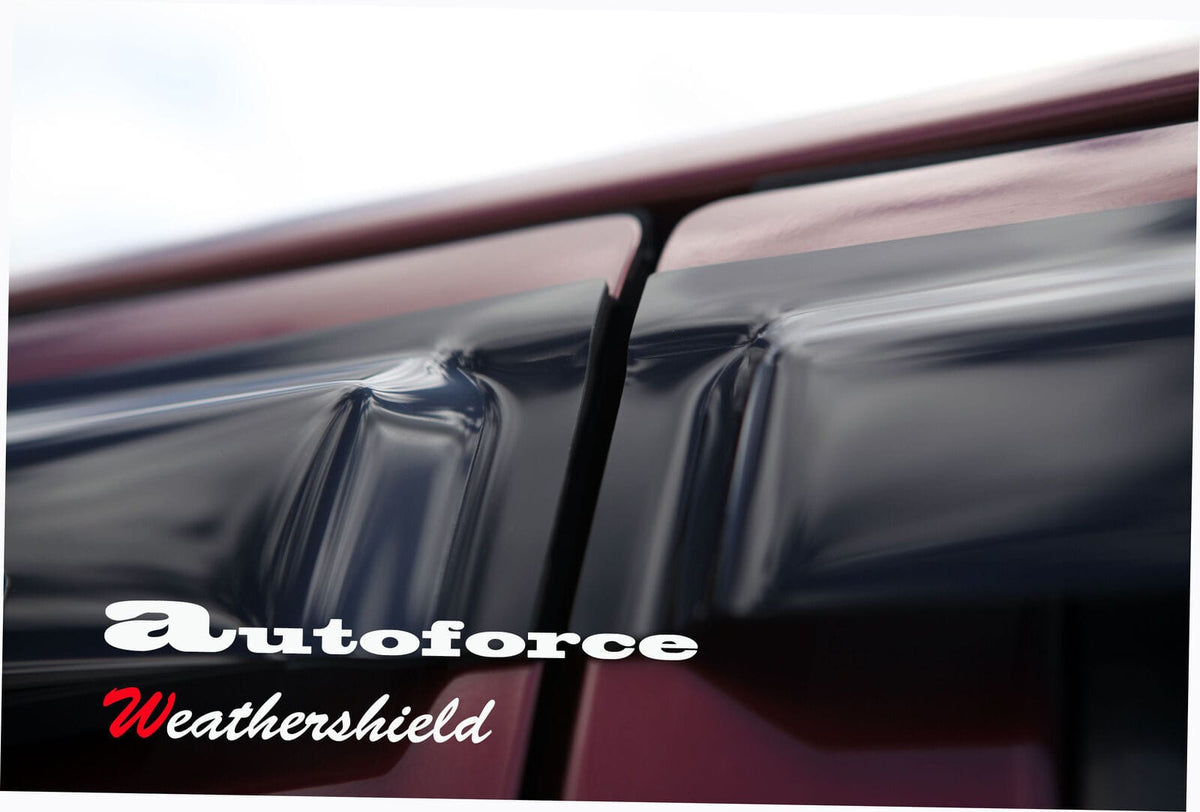 Installed View - Isuzu D-MAX Cab Ute (2012-2020): Premium Window Visors