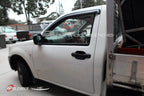 Installed View - Isuzu D-MAX Single Cab Ute (2008-2011): Premium Window Visors