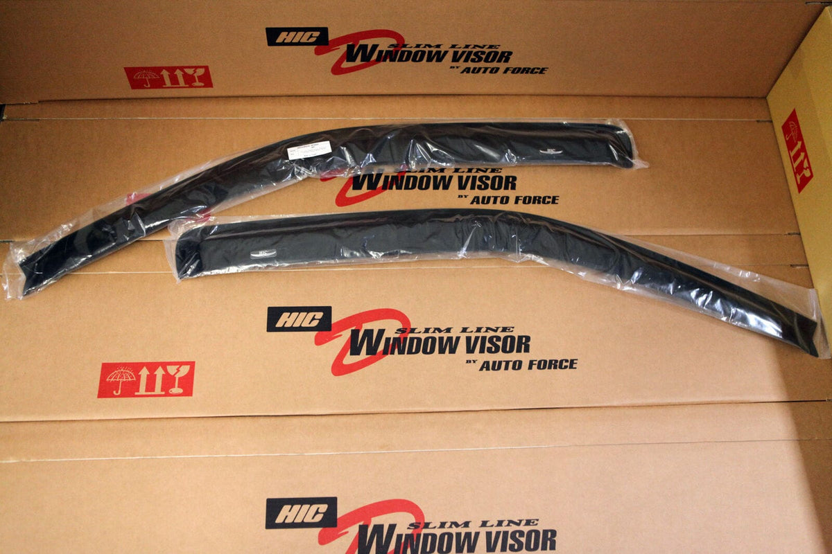 Installed View - Isuzu D-MAX Single Cab Ute (2008-2011): Premium Window Visors