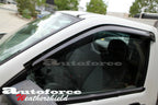 Installed View - Isuzu D-MAX Single Cab Ute (2008-2011): Premium Window Visors