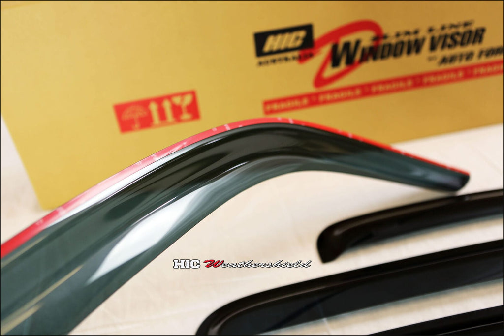 Installed View - Jeep Cherokee KJ (2001-2007): Premium Window Visors