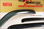 Installed View - Jeep Cherokee KJ (2001-2007): Premium Window Visors