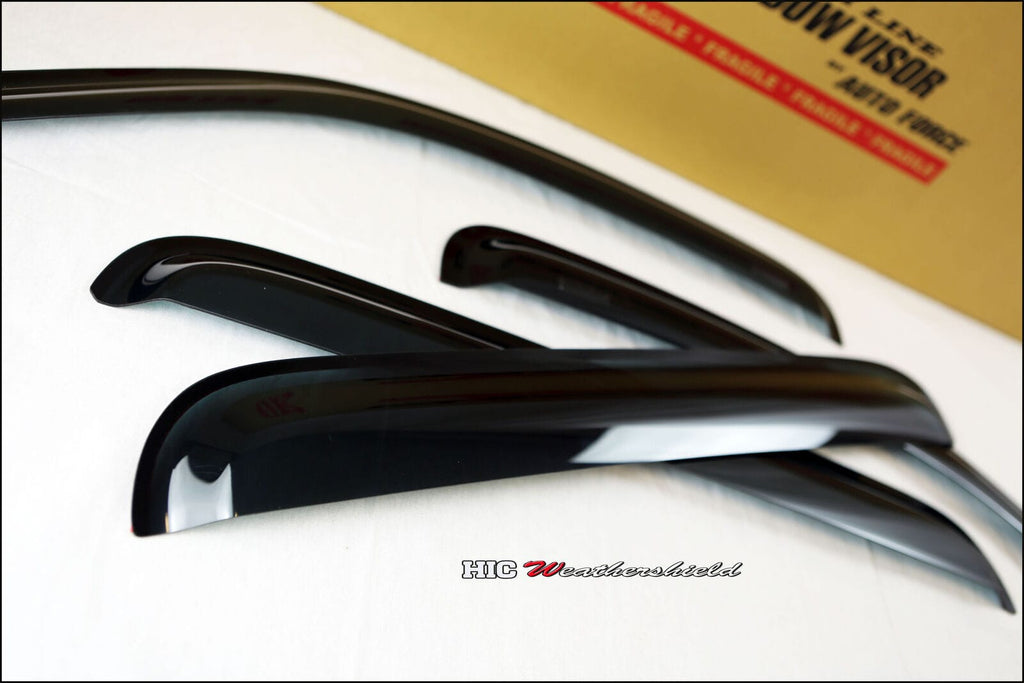 Installed View - Jeep Cherokee KJ (2001-2007): Premium Window Visors
