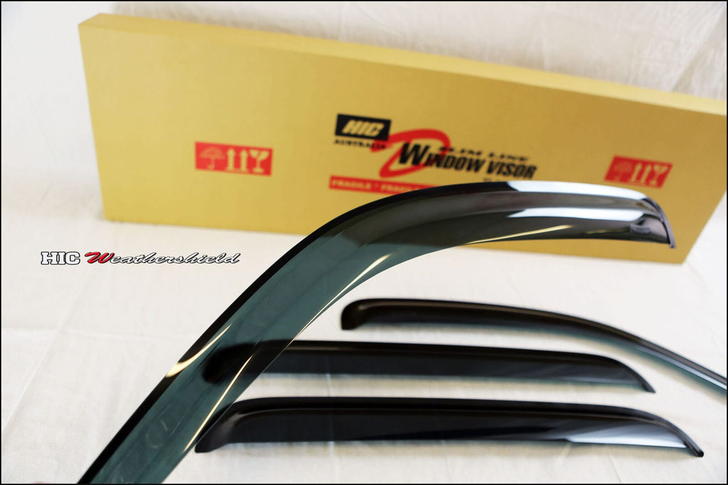 Installed View - Jeep Cherokee KJ (2001-2007): Premium Window Visors