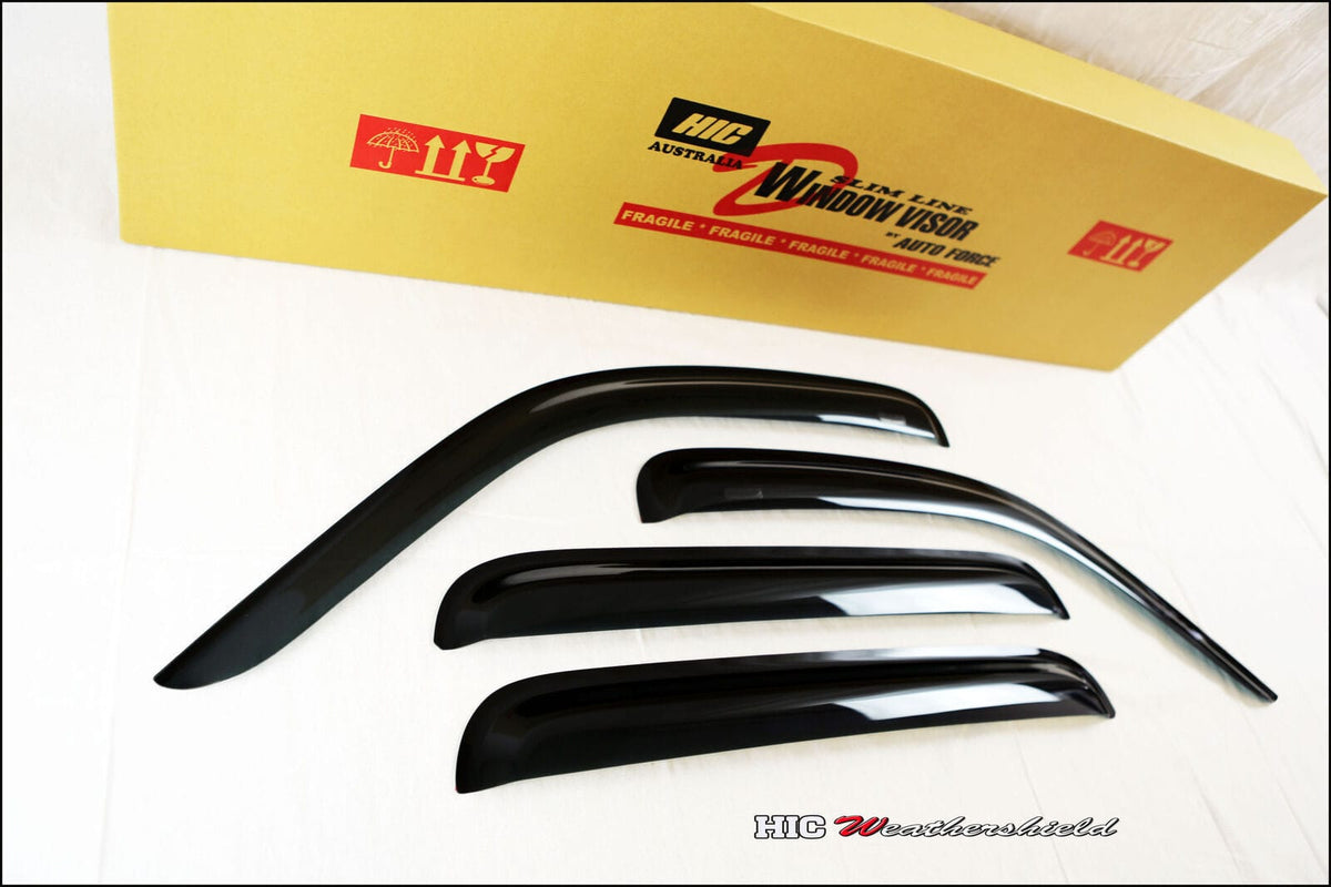 Installed View - Jeep Cherokee KJ (2001-2007): Premium Window Visors