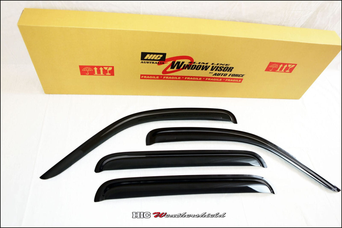 Installed View - Jeep Cherokee KJ (2001-2007): Premium Window Visors