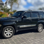 Installed View - Jeep Cherokee KK (2008-2012): Premium Window Visors