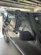 Installed View - Jeep Cherokee KK (2008-2012): Premium Window Visors