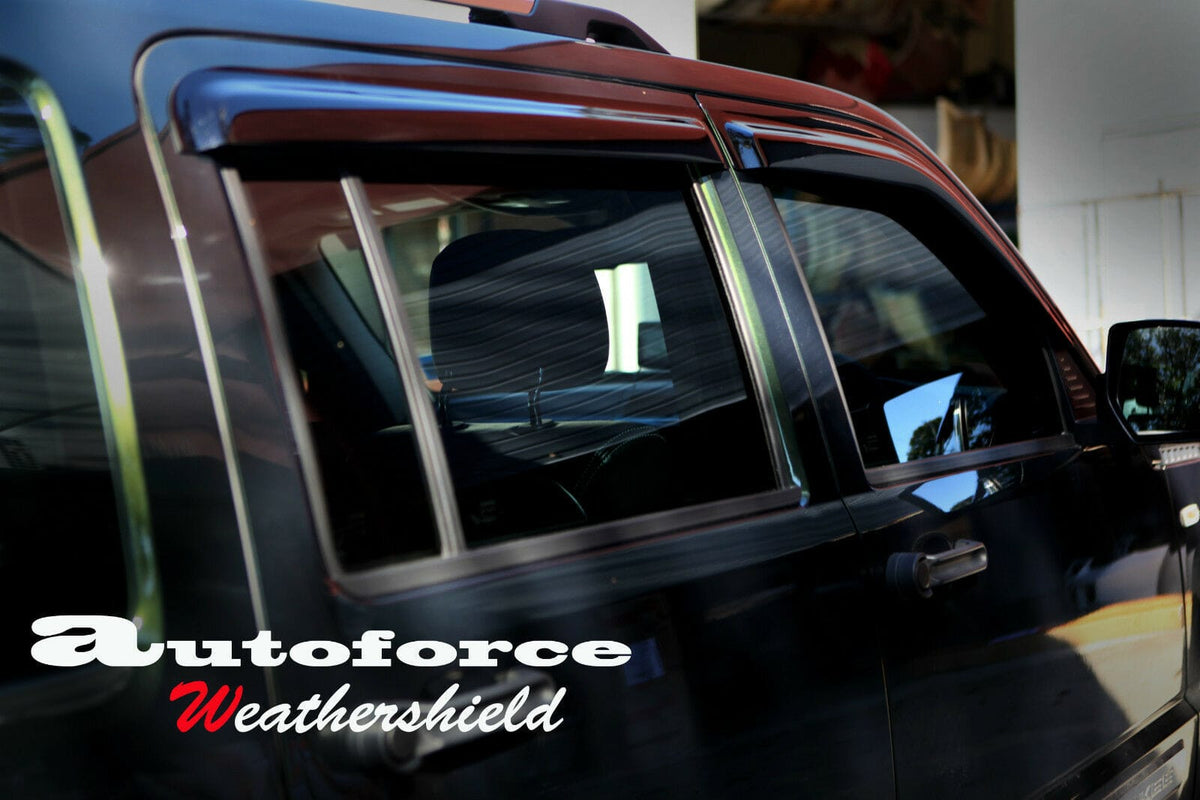 Installed View - Jeep Cherokee KK (2008-2012): Premium Window Visors