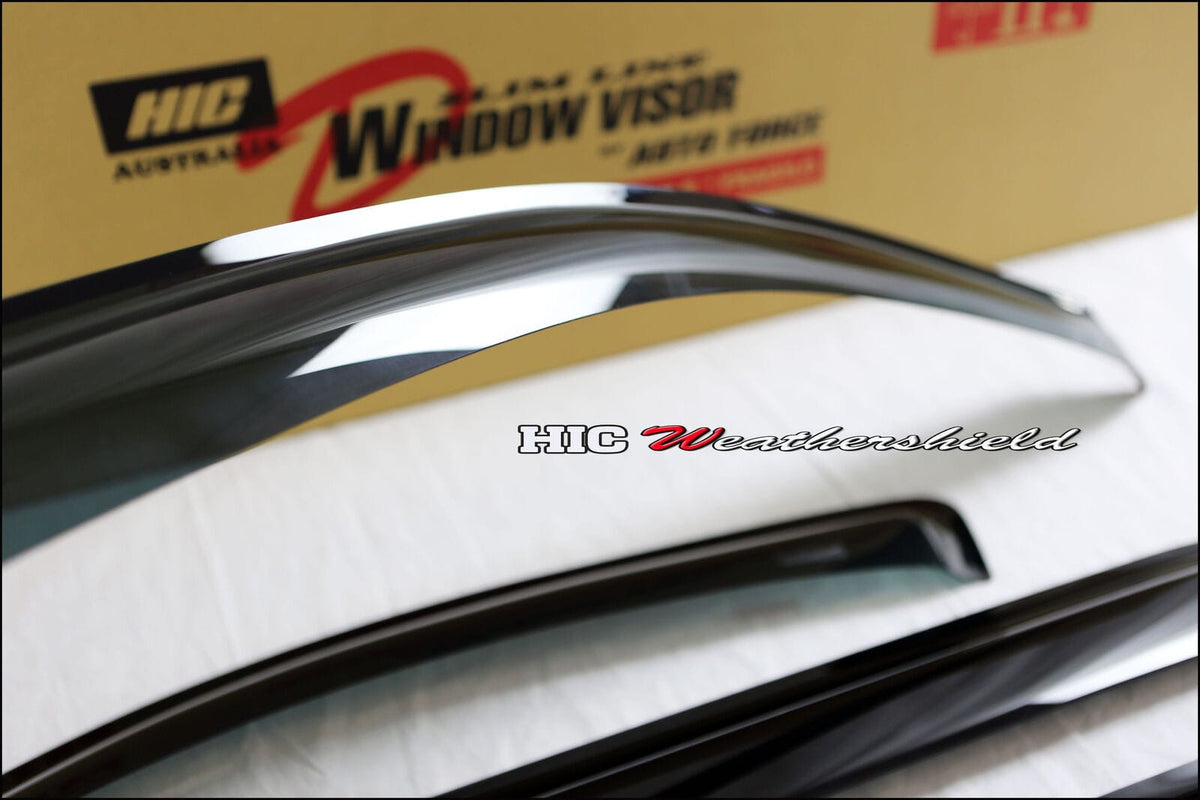Installed View - Jeep Grand Cherokee WH (2005-2010): Premium Window Visors