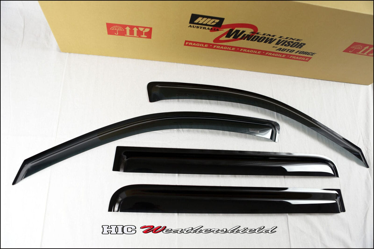 Installed View - Jeep Grand Cherokee WH (2005-2010): Premium Window Visors