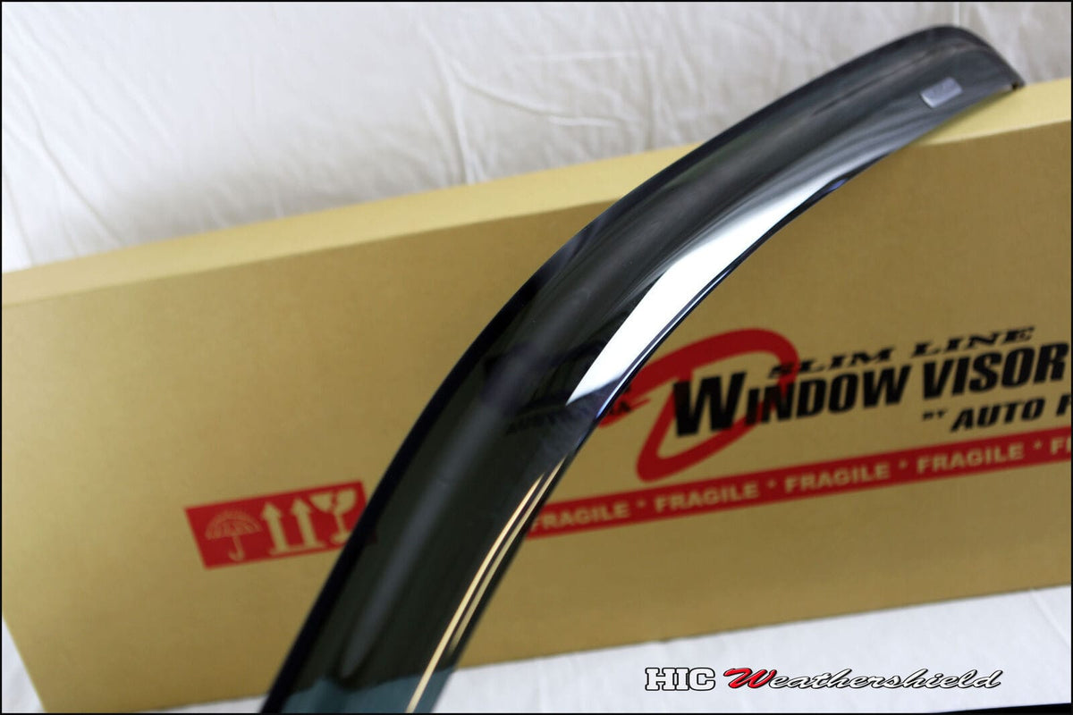 Installed View - Jeep Grand Cherokee WJ WG (1999-2004): Premium Window Visors