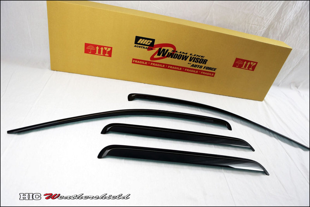 Installed View - Jeep Grand Cherokee WJ WG (1999-2004): Premium Window Visors