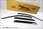Installed View - Jeep Grand Cherokee WJ WG (1999-2004): Premium Window Visors