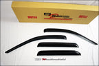 Installed View - Jeep Grand Cherokee WJ WG (1999-2004): Premium Window Visors