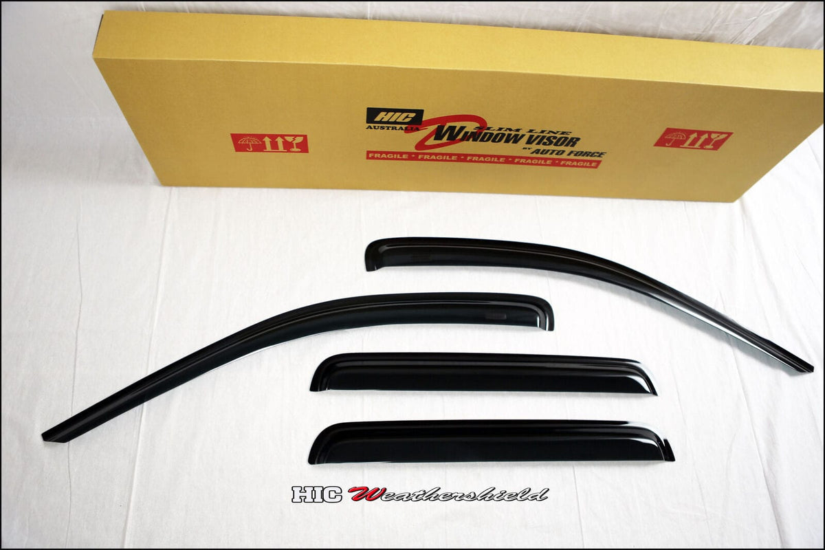 Installed View - Jeep Grand Cherokee WJ WG (1999-2004): Premium Window Visors