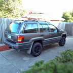 Installed View - Jeep Grand Cherokee WJ WG (1999-2004): Premium Window Visors