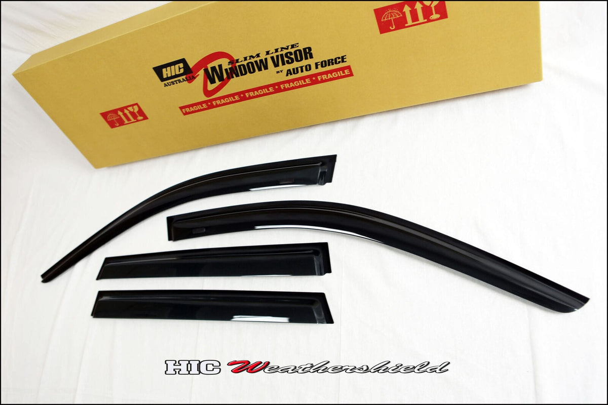 Installed View - Jeep Grand Cherokee WK2 (2011-2022): Premium Window Visors