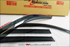 Installed View - Jeep Grand Cherokee WK2 (2011-2022): Premium Window Visors