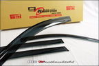 Installed View - Jeep Grand Cherokee WK2 (2011-2022): Premium Window Visors