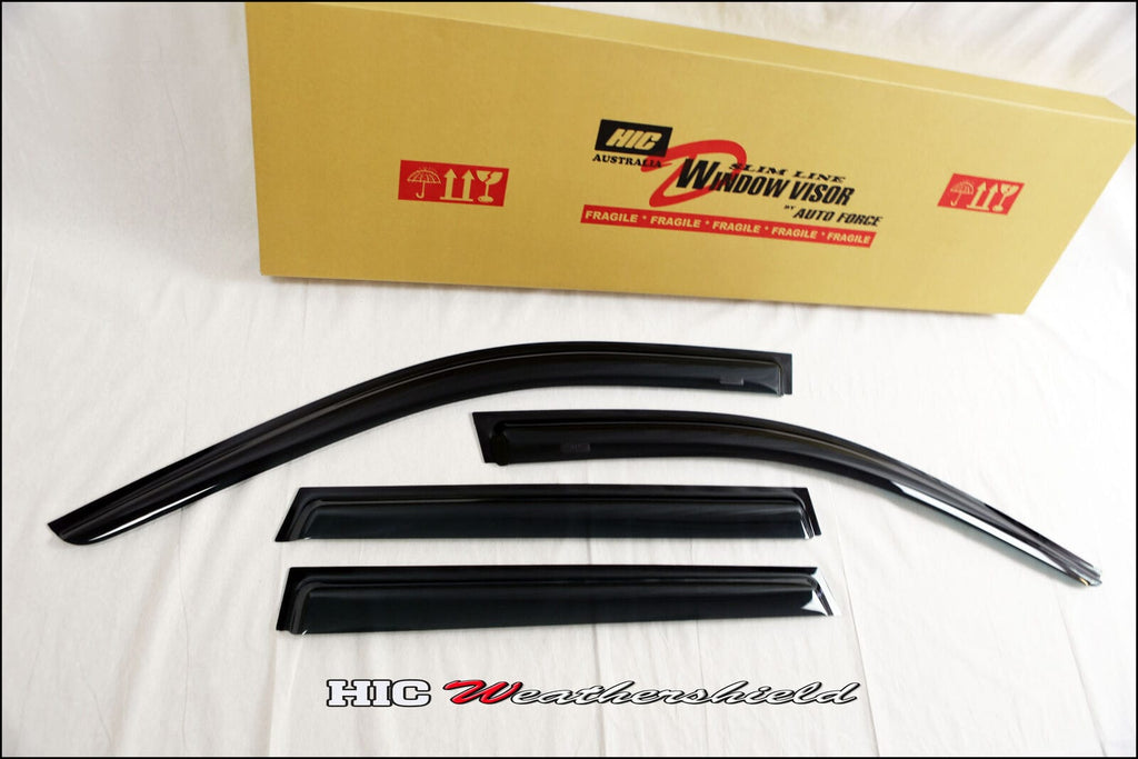 Installed View - Jeep Grand Cherokee WK2 (2011-2022): Premium Window Visors