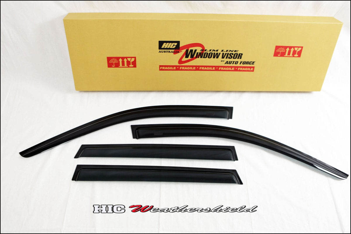 Installed View - Jeep Grand Cherokee WK2 (2011-2022): Premium Window Visors